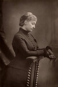"皇后ウージェニー（1826-1920） フランスのナポレオン3世の未亡人。(ウッドベリータイプ)