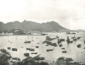 イーストポイント、ビクトリアヒルズ、香港、1895年。 作： W and S Ltd