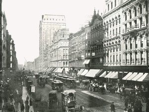 ステートストリート、シカゴ、アメリカ合衆国、1895年。 作： W and S Ltd