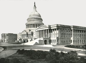 キャピトル、ワシントンDC、アメリカ合衆国、1895年。