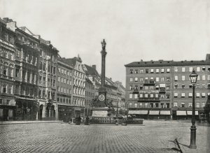Karolinenplatz、ミュンヘン、ドイツ、1895年。 作： W and S Ltd