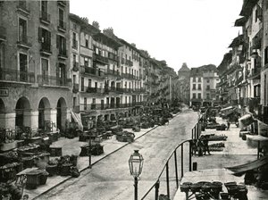 マーケットプレイス、サラゴサ、スペイン、1895年。