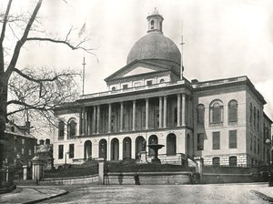マサチューセッツ州議会議事堂、ボストン、アメリカ合衆国、1895年。 作： W and S Ltd