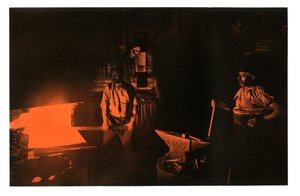 The Smithy、1901年。 作： Waldemar Titzenthaler