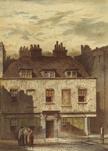 Old Houses、Dyott Street、Bloomsbury（chromolitho）
