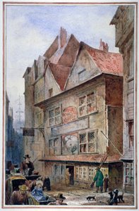 The Cock and Magpie Tavern, Drury Lane, Westminster, London, 1862年 作： Waldo Sargeant