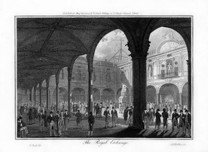 王立証券取引所、ロンドン、1804。