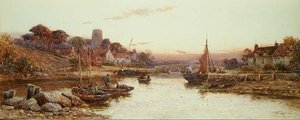 川から見たWootton 作： Walker Stuart Lloyd