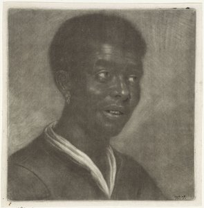 黒人の頭、1660-70年頃 作： Wallerant Vaillant