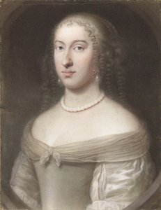 スペインのマリア・テレジアの肖像、1638～1683年、フランスとナバラの王妃、1660年。 作： Wallerant Vaillant