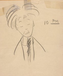 午後10時（ラ・サール・スピアの肖像） 作： ウォルト・クーン