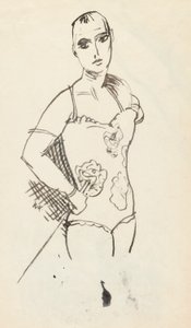 女性アクロバット 作： Walt Kuhn