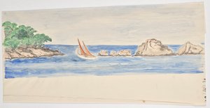 フロリダの海岸(?) 作： Walter Barwig