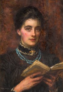 アーティストの妻の肖像、1895-1910。 作： Walter Chamberlain Urwick