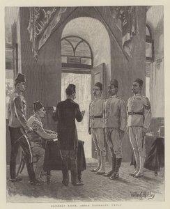 秩序ある部屋、アブディン兵舎、カイロ、インド 作： Walter Charles Horsley