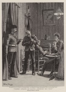 エジプトのトミー・アトキンス、パスを見せて 作： Walter Charles Horsley