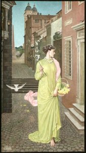 春の使者 作： Walter Crane