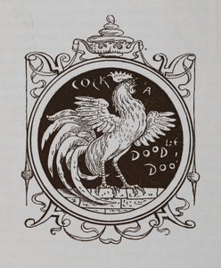 おんどりの鳴き声。 作： Walter Crane