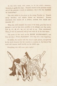 Aconselhar sobre o ensino do alfabeto. O Primer Dourado. 作： Walter Crane