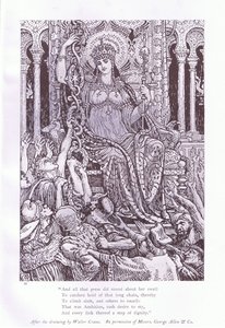 そして、すべてのその報道は彼女のうねり、1920年代を取り巻く 作： Walter Crane