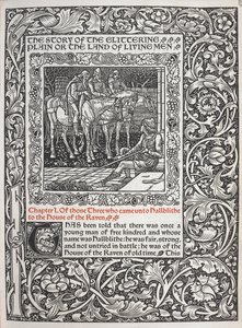 第1章 ホールブライスにやってきた3人のうち、レイヴンの家に。 作： Walter Crane