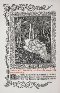 第十三章。 Hallblithe は、彼を愛する女性を見ています。 作： Walter Crane