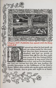 第十四章。 Hallblith は再び王と会話します。 木の下で寝ている男の姿。 作： Walter Crane