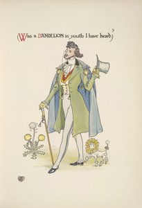 Dente-de-leão. Um jovem bem vestido 作： Walter Crane