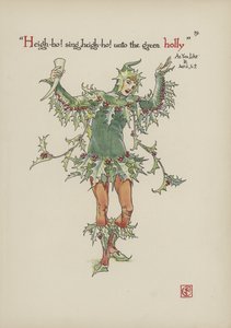 シェイクスピアーの庭の花 作： Walter Crane