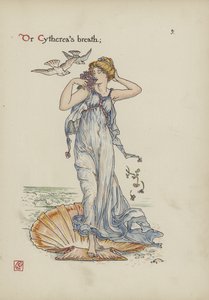 シェイクスピアーの庭の花 作： Walter Crane