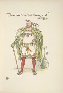 さすがヘンリー王。 ヘンリー8世に扮した男 作： Walter Crane