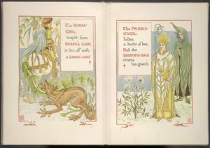 馬の尾と修道士のカウル 作： Walter Crane