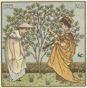 私は小さなナッツの木を持っていました 作： Walter Crane