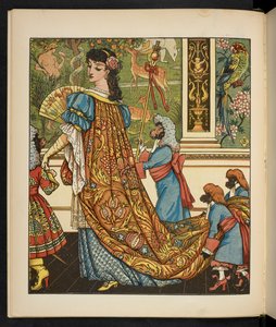 美女と野獣の挿絵。 作： Walter Crane