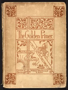 「The Golden Primer」の表紙裏。 作： Walter Crane