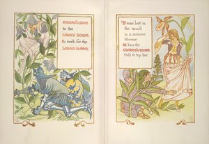 espora de cavaleiro e erva de palhaço 作： Walter Crane