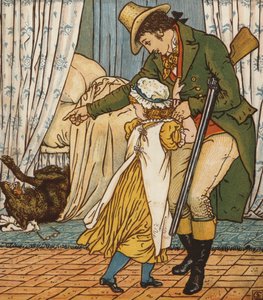 赤ずきん（カラーリトグラフ 作： Walter Crane