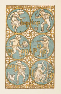 Palavras que rimam terminando na letra P. A cartilha dourada. 作： Walter Crane