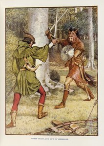 ロビン・フッドとガイ・オブ・ギズボーン 作： Walter Crane