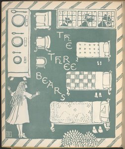 三匹の熊の寝室にあるシルバーロック。 作： Walter Crane