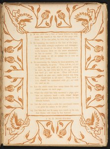 花の注文のテキスト。 ゴールデンプライマー。 作： Walter Crane