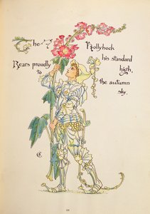 「フローラの饗宴」からの葵 作： Walter Crane