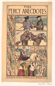 パーシー逸話（紙に水彩、インク） 作： Walter Crane