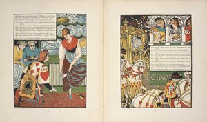 王子様とシンデレラ。 作： Walter Crane