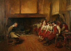 アマレク人の陣営にて 作： Walter Dendy Sadler
