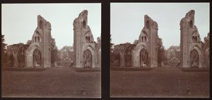 Glastonbury Abbey, Glastonbury, Mendip, Somerset, 1913年。 作： Walter Edward Zehetmayr