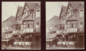 Old George Inn, 17 High Street, Salisbury, Wiltshire, 1913. 作： Walter Edward Zehetmayr