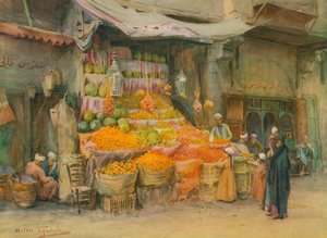 ブラクの果物屋台、1905年、1912年 作： Walter Frederick Roofe Tyndale