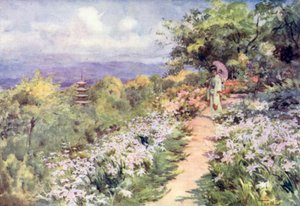京都の丘陵庭園 作： Walter Frederick Roofe Tyndale