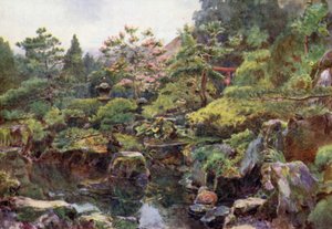箱根ロックウォーターガーデン 作： Walter Frederick Roofe Tyndale